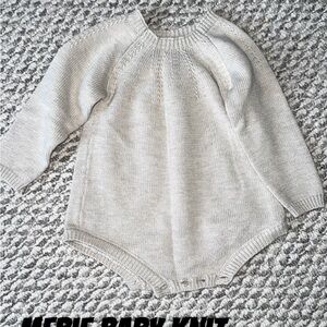 Mebie Baby Knit Romper